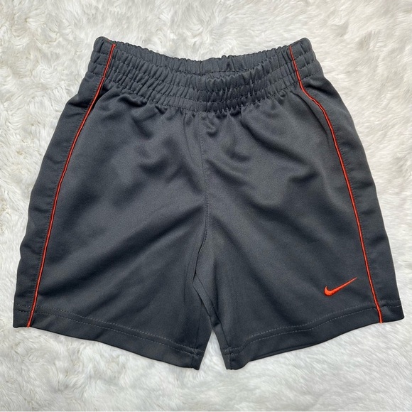 Nike Shorts Grey & Orange Size 4 - Picture 1 of 16